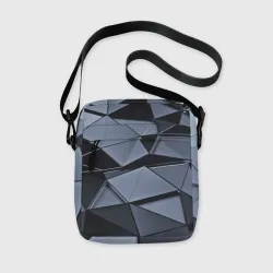 Сумка через плечо 3D Abstract Gray
