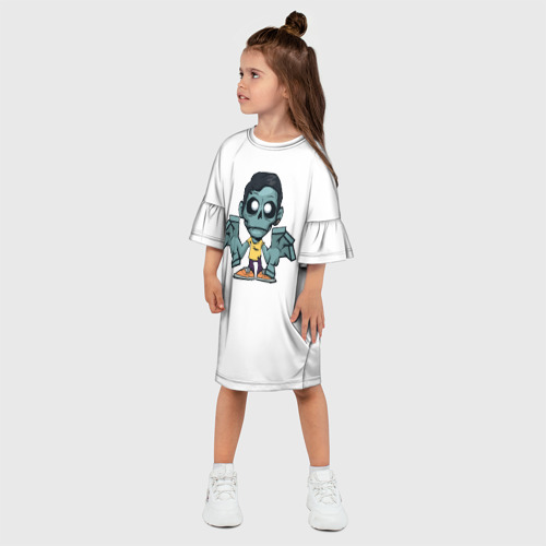 Детское платье 3D Zombie, цвет 3D печать - фото 3