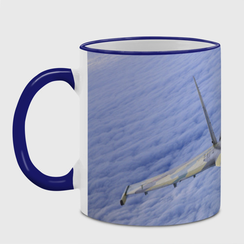 Кружка с полной запечаткой Су - 35, цвет Кант синий - фото 2