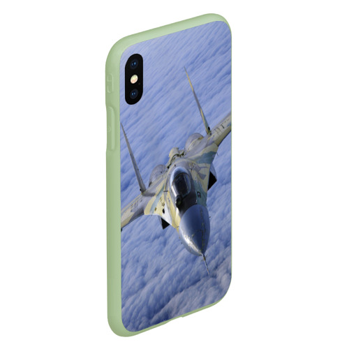Чехол для iPhone XS Max матовый Су - 35, цвет салатовый - фото 3