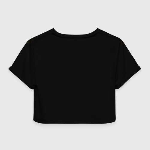 Женская футболка Crop-top 3D Орёл, цвет 3D печать - фото 2