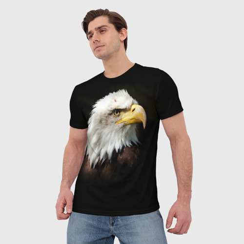 Мужская футболка 3D Орёл - фото 3