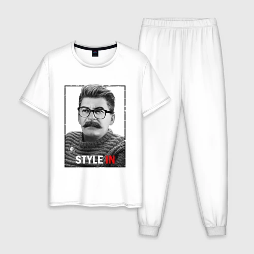 Мужская пижама хлопок Style in