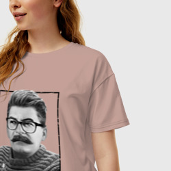Женская футболка хлопок Oversize Style in - фото 2