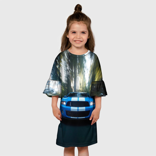 Детское платье 3D Форд, цвет 3D печать - фото 4