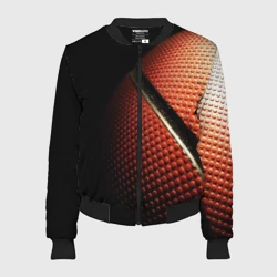 Женский бомбер 3D Баскетбольный мяч