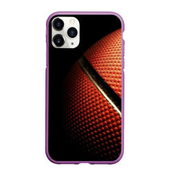 Чехол для iPhone 11 Pro матовый Баскетбольный мяч