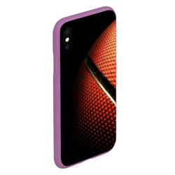 Чехол для iPhone XS Max матовый Баскетбольный мяч - фото 2
