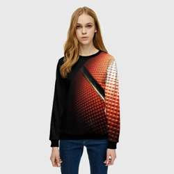 Женский свитшот 3D Баскетбольный мяч - фото 2