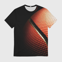 Мужская футболка 3D Баскетбольный мяч