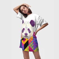 Платье-футболка 3D Панда - фото 2