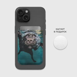 Картхолдер Magsafe магнитный Пес дайвер - фото 2