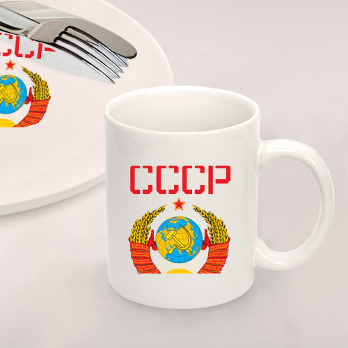 Набор: тарелка + кружка Сделано в СССР - фото 2