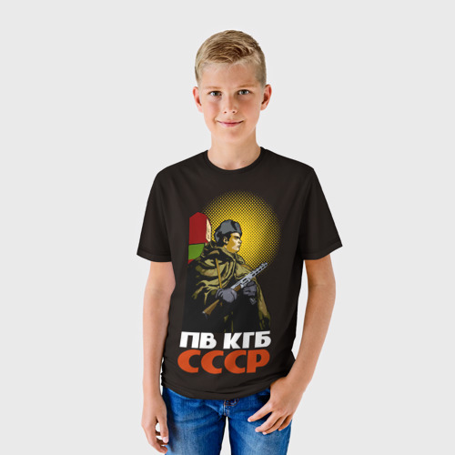 Детская футболка 3D ПВ КГБ СССР, цвет 3D печать - фото 3