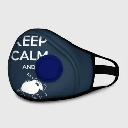 Маска из неопрена Keep calm and zzz