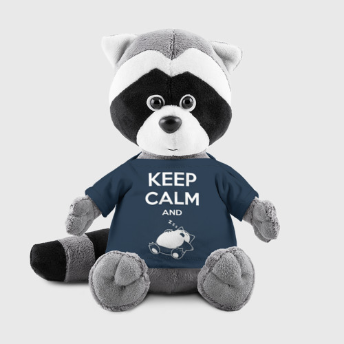 Енотик в футболке 3D Keep calm and zzz Фото 01 Енотик в футболке 3D Keep calm and zzz Фото 01