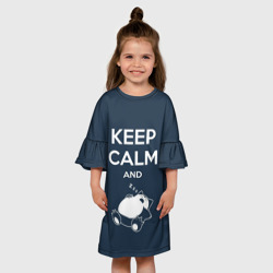 Детское платье 3D Keep calm and zzz - фото 2