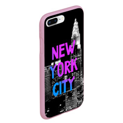 Чехол для iPhone 7Plus/8 Plus матовый Нью-Йорк - фото 2