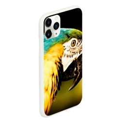 Чехол для iPhone 11 Pro Max матовый Попугай - фото 2