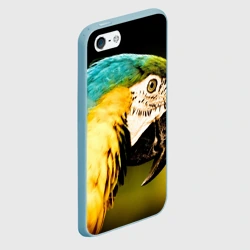 Чехол для iPhone 5/5S матовый Попугай - фото 2