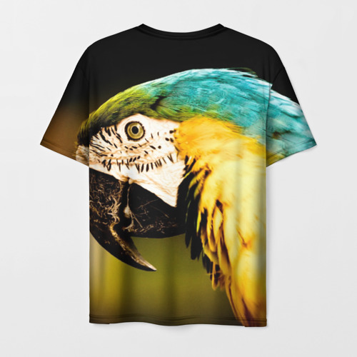 Мужская футболка 3D Попугай, цвет 3D печать - фото 2