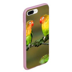 Чехол для iPhone 7Plus/8 Plus матовый Попугаи - фото 2
