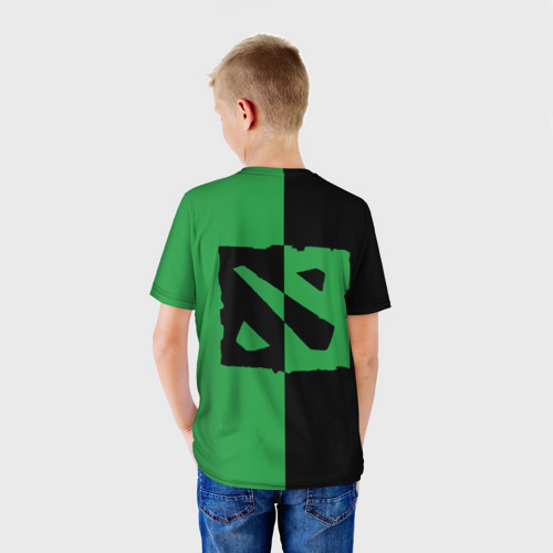 Детская футболка 3D с принтом Undying, вид сзади #2