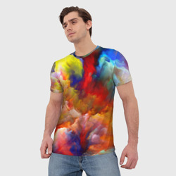 Мужская футболка 3D Цвета - фото 2