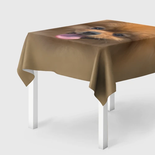 Скатерть 3D Шпиц