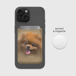 Картхолдер Magsafe магнитный Шпиц - фото 2