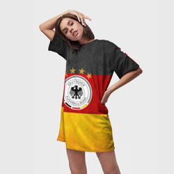 Платье-футболка 3D Сборная Германии - фото 2