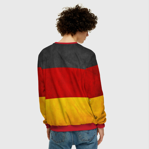 Мужской свитшот 3D Сборная Германии, цвет красный - фото 4
