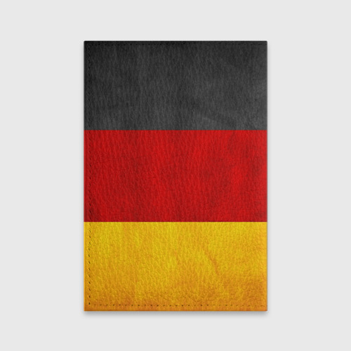 Обложка для паспорта матовая кожа Сборная Германии, цвет черный - фото 2