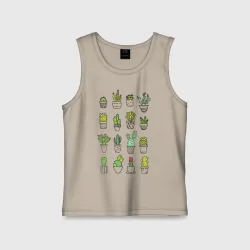 Детская майка хлопок Cactus