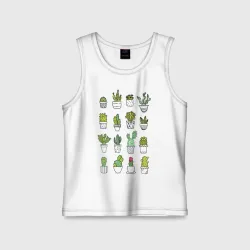 Детская майка хлопок Cactus