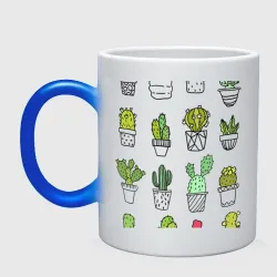 Кружка хамелеон Cactus