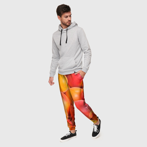 Мужские брюки 3D Абрикос, цвет 3D печать - фото 3