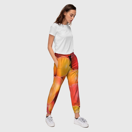 Женские брюки 3D Абрикос, цвет 3D печать - фото 5