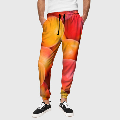 Мужские брюки 3D Абрикос, цвет 3D печать - фото 4