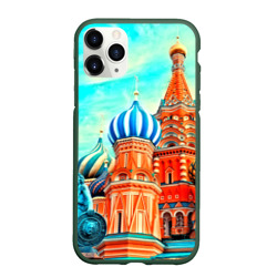 Чехол для iPhone 11 Pro матовый Moscow Russia