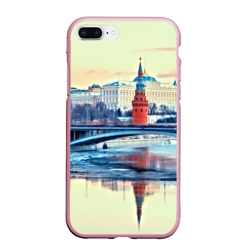 Чехол для iPhone 7Plus/8 Plus матовый Река Москва