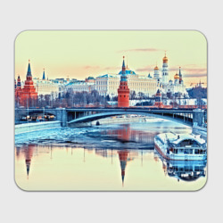 Прямоугольный коврик для мышки Река Москва