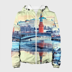Женская куртка 3D Река Москва