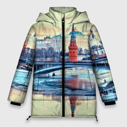 Женская зимняя куртка Oversize Река Москва