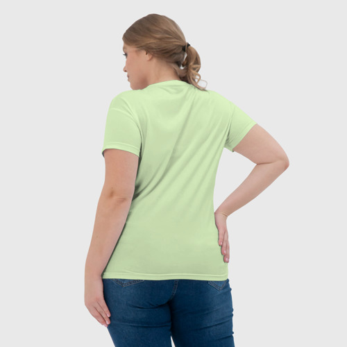 Женская футболка 3D с принтом Унесенные призраками, вид сзади #2