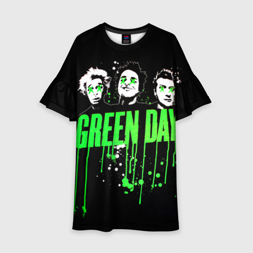 Детское платье 3D Green Day 4, цвет 3D печать