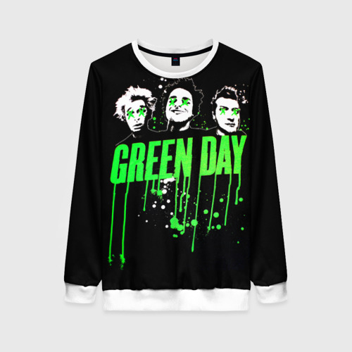 Женский свитшот 3D Green Day 4, цвет 3D печать