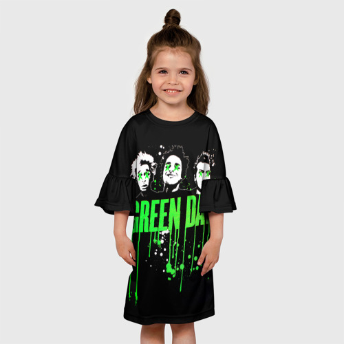 Детское платье 3D Green Day 4, цвет 3D печать - фото 4