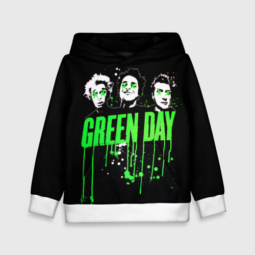 Детская толстовка 3D Green Day 4, цвет белый