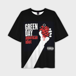 Green Day 3 – Мужская футболка oversize 3D с принтом купить со скидкой в -50%